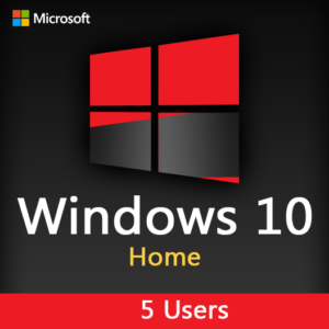 Microsoft Windows 10 Home 5 users [Retail Online]