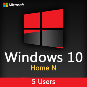 Microsoft Windows 10 Home N 5PC [Retail Online]