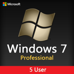 Microsoft Windows 7 Professional 5 users [Retail Online]