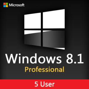 Microsoft Windows 8.1 Professional 5 users [Retail Online]